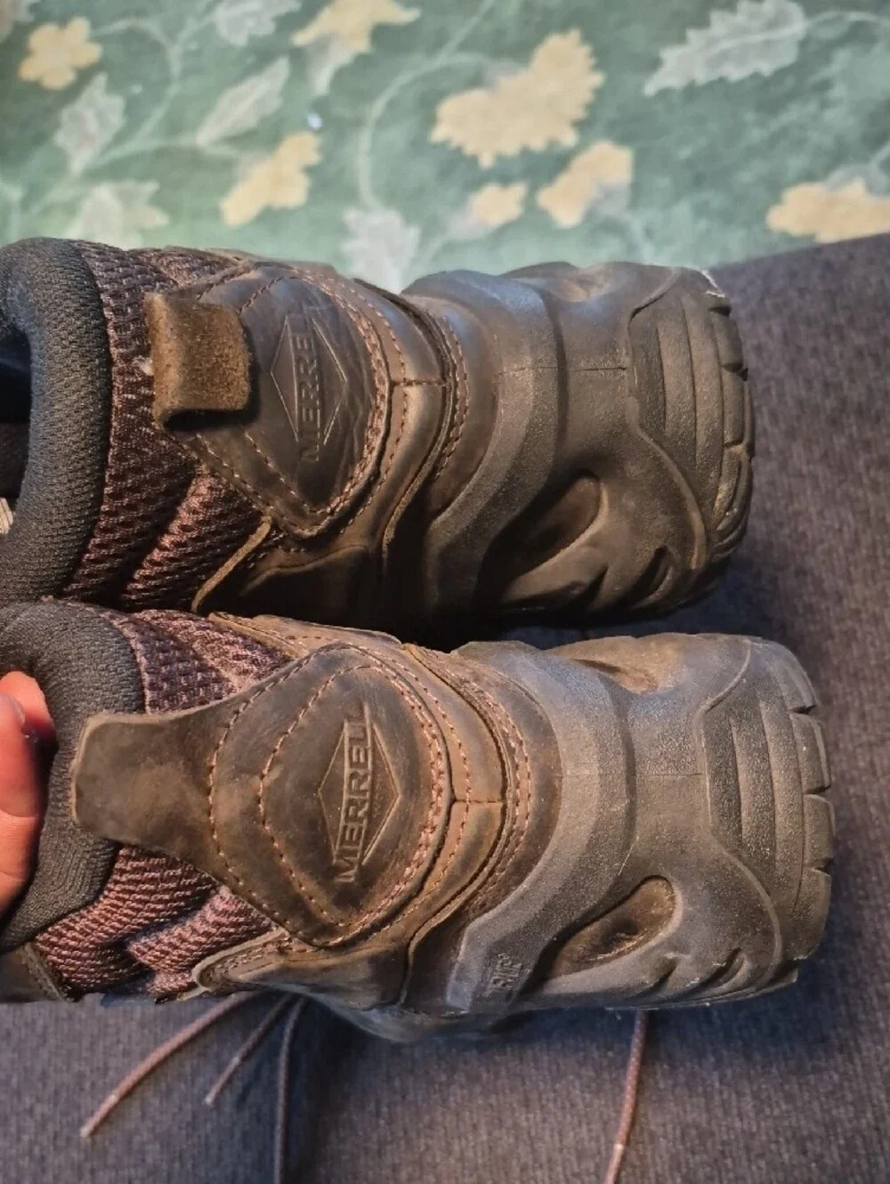 Merrell Brown Men's Lace-Up Hiking Boots
